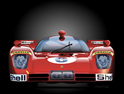 Ferrari 512 Update 4 adobe illustrator design ferrari 512 illustration motorsports nave creative vector