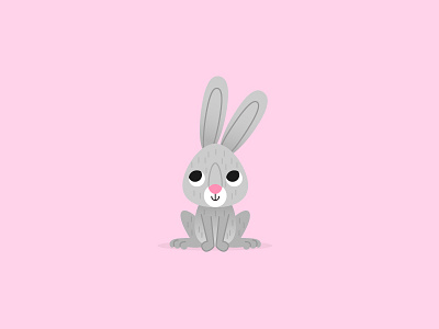 Rabbit character rabbit vector