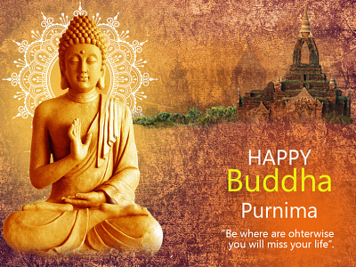 Buddha purnima social media post