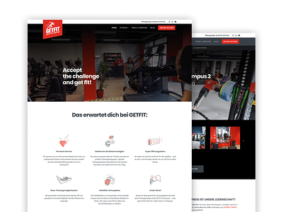 Fitness Club Website design ui ux webdesign website wordpress wordpress design wordpress development