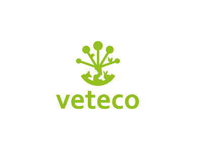 Veteco Logo branding design identity logo logotype zoo