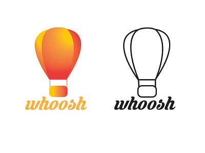 Hot Air Ballon Logo app branding design graphic design logo