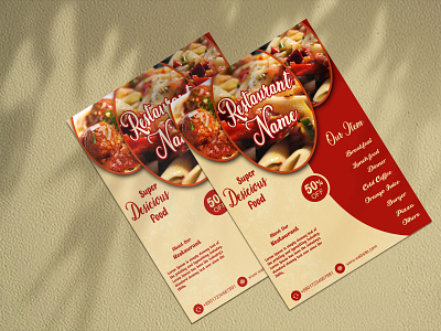 Food Flyer banner brand identity branding brochure company corporate design flyer food flyer graphicdesign illustration poster print