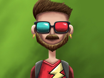 Bearded Man Avatar avatar bearded bearded guy bearded man nft nftart nftartist nftcollectible nftcollector profile picture