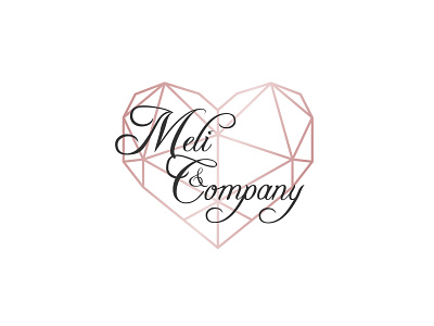 Meli & Company logo Final branding color palette custom gradient design gradient logo graphic design icon illustrator logo minimal vector