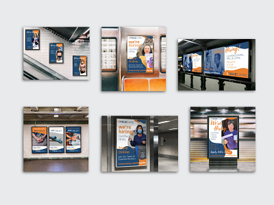 SM Hiring Campaign - Subway Series ads branding design graphic design social media subway
