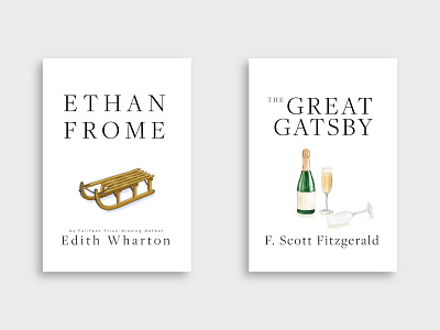 Modern Classics - Reimagined Covers graphic design illustrator minimal