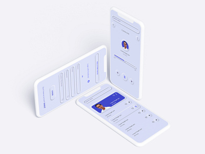 Music app ( Soft UI ) app design graphic design ui ux
