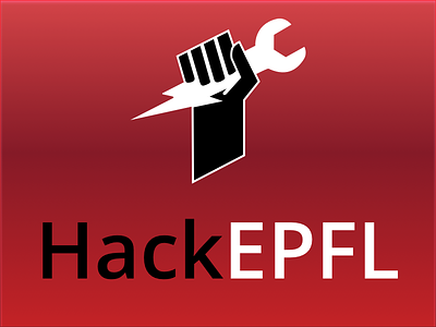 HackEPFL - Final Artwork epfl fist hack hackepfl logo