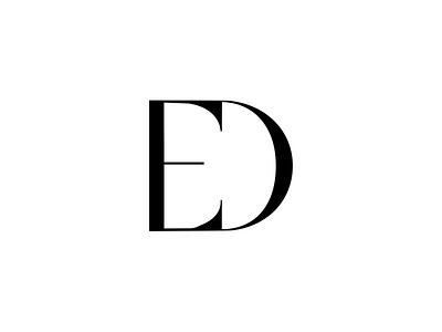 ED Monogram ed ed monogram logo monogram