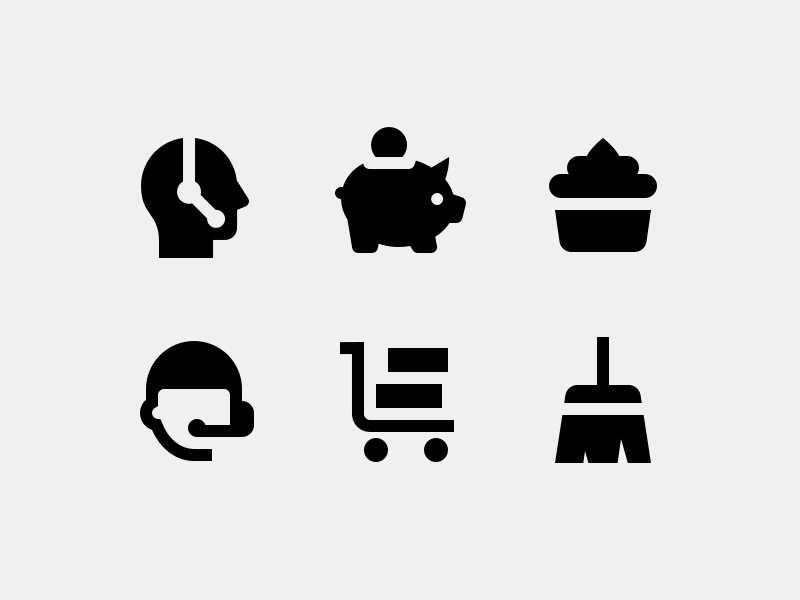 Material Icons 2.0 line wired icons glyph material design flat icons