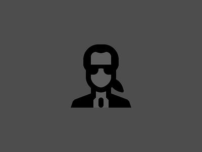 Karl Lagerfeld celebrity flat icons glyph icons ios icons karl lagerfeld