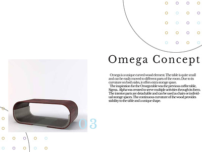 Omega Concept coffetable costumfruniture design designers furniture
