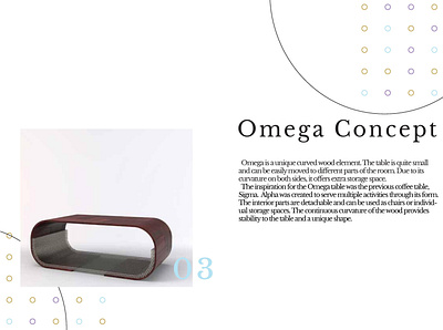 Omega Concept coffetable costumfruniture design designers furniture