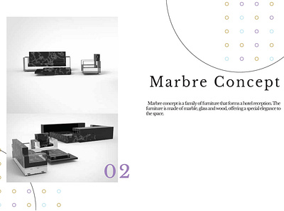 Marbre Concept costumfruniture costummade design designers desk furniture marble reception