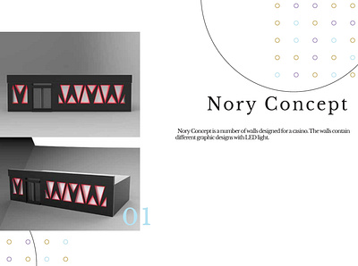 Nory Concept costummade design gameclub wall design