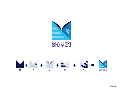 Moves V2 branding design flat icon illustration illustrator logo minimal typography