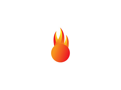 Fire Ball branding design flat icon illustration logo logo design minimal vector illustration