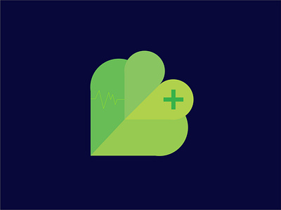 Heart app branding design flat illustration illustrator minimal typography ui web