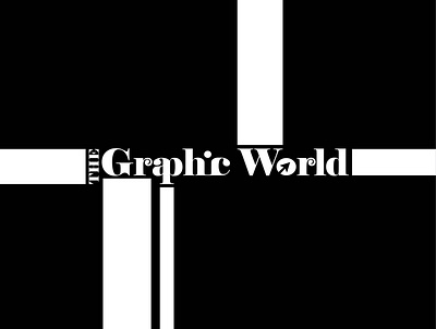 The Graphic World branding corporate design design illustration logo minimal typography ui ux vector