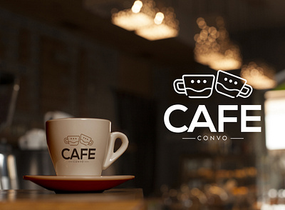 Cafe logo branding cafe coffee design graphic design logo