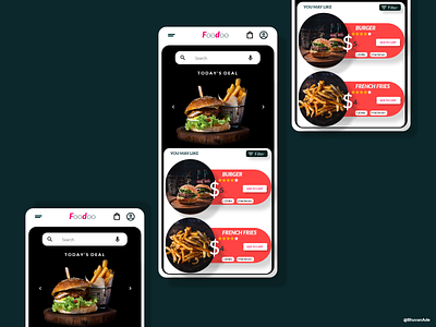 Food Delivery App UI Design