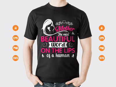 Mother day t-shirt design