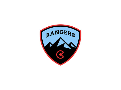 Rangers branding design flat illustrator logo minimal vector