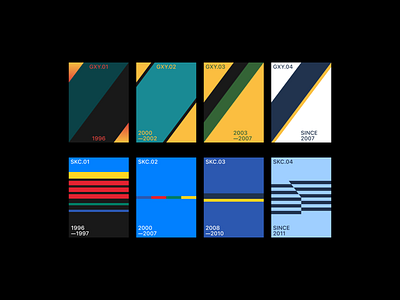 MLS Poster Set — GXY / SKC design editorial flat football galaxy graphic design poster soccer sports usa vector