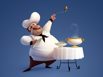Chef art characters illustration