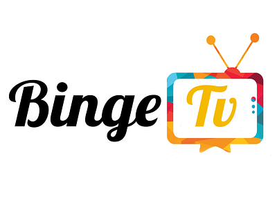 Binge Tv design logo