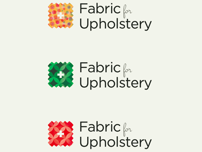 Fabric Logo fabric pattern swatch upholstery