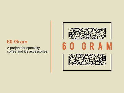 Logo for 60gram ( coffee shop )