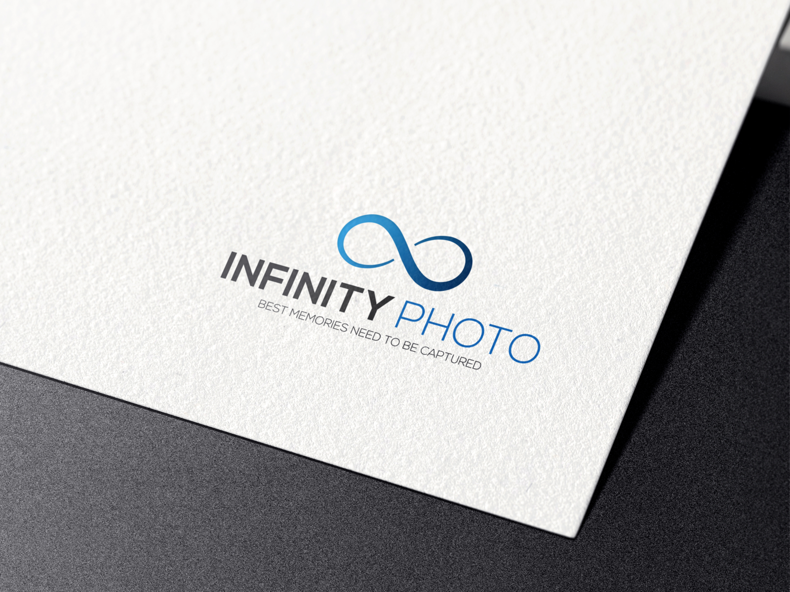 Logo Design (INFINITY PHOTO) by Nadir Benalioua on Dribbble