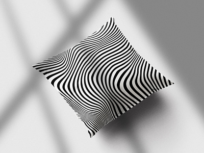 Pillow Design graphic design optical art optical illusion pillow design