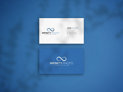 Business Card Design (INFINITY PHOTO) besiness card brand brand design brand identity graphic design