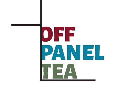 Off Panel Tea logo branding design logo