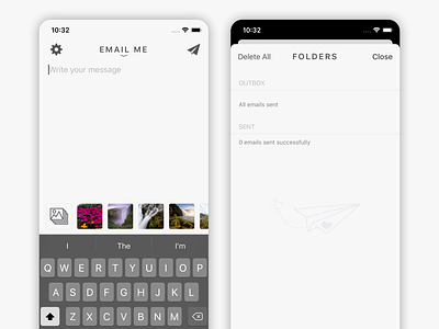 Quick Notes To Self - New Folders Screen app app design app store apple flat iphone iphonex screenshots ui ux