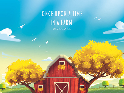 A New Farm Story children children book illustration childrens illustration photoshop