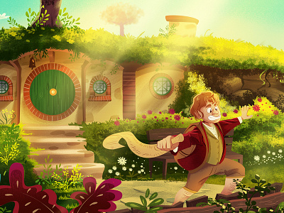A Hobbit's Tale (I) art illustration photoshop