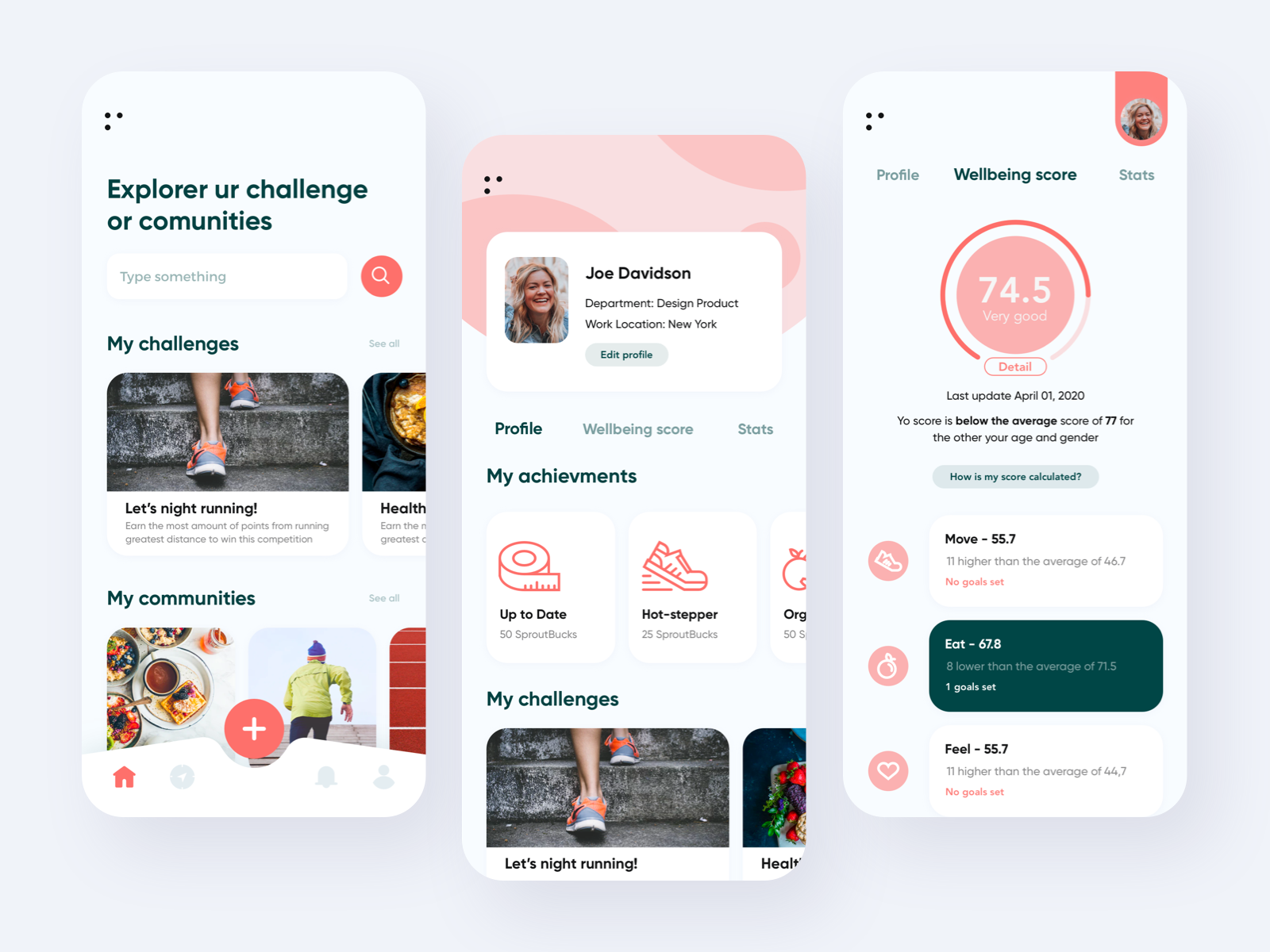 Health and Wellness app by Nugraha Jati Utama on Dribbble