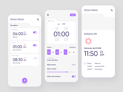 Smart Alarm app