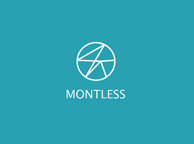 Montless logo design illustration logo