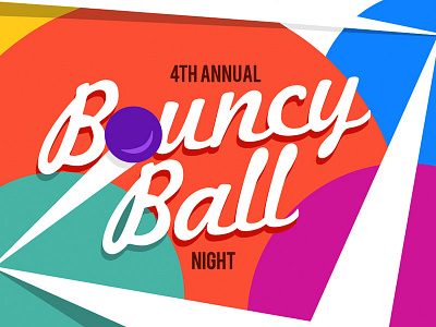 Bouncy Ball Night church event graphic