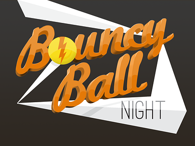 Bouncy Ball Night Refresh logo logo 3d middle school ministry