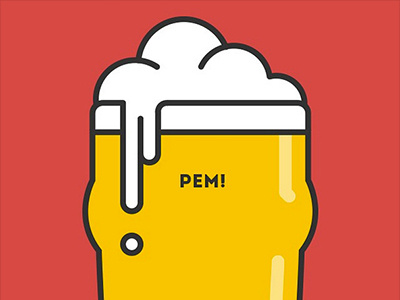 Celebration of craft beer brand design graphic identity