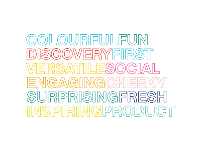 Shopa Keywords personality concept branding colours design font graphics helvetica lettering type typography