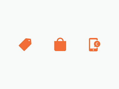 Flat Merchant icons proposal