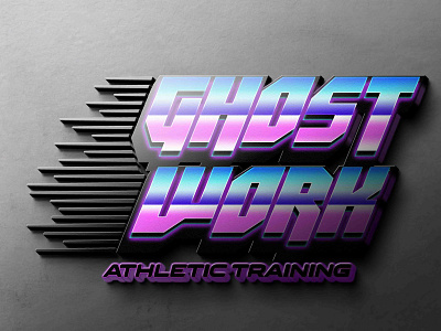 Ghost Work Athletic Training basketball branding design ghost illustration logo vector