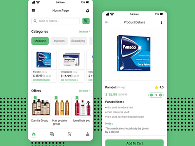 Pharmacy App _ Ui design